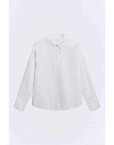 에세오에세 레귤러핏 버튼 코튼 긴팔 셔츠 305171-1010 BLANCO