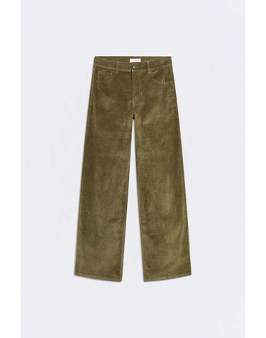 에세오에세 코듀로이 스트레이트 팬츠 305417-1060 GREEN OLIVE