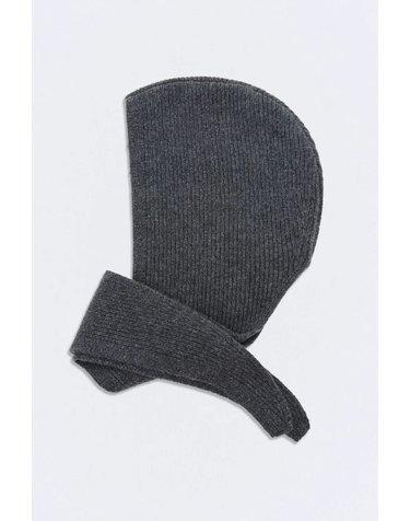 에세오에세 울 후드 비니 머플러 305502-1090 MEDIUM GREY