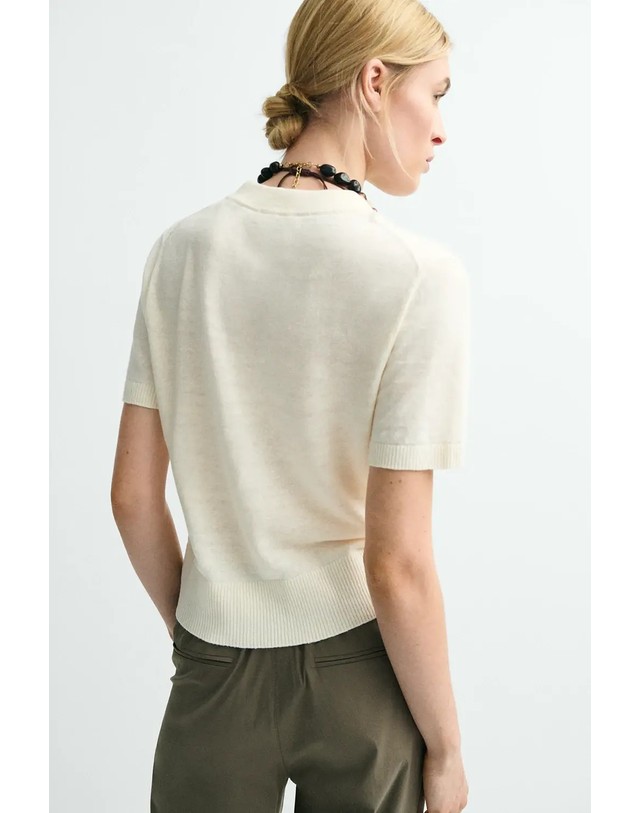 에쎄오에쎄 에세오에세 스트레이트 치노 크롭 팬츠 304487-1160 DUSTY GREEN 카키 착용컷
