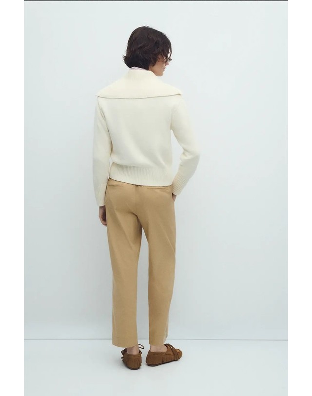 에쎄오에쎄 에세오에세 스트레이트 치노 앵클 팬츠 304487-1050 CAMEL 카멜 착용컷