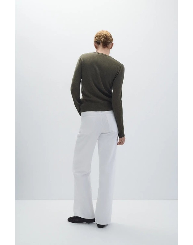 에쎄오에쎄 에세오에세 울 캐시미어 가디건 반다나 세트 305209-1060 DARK OLIVE 카키 착용컷
