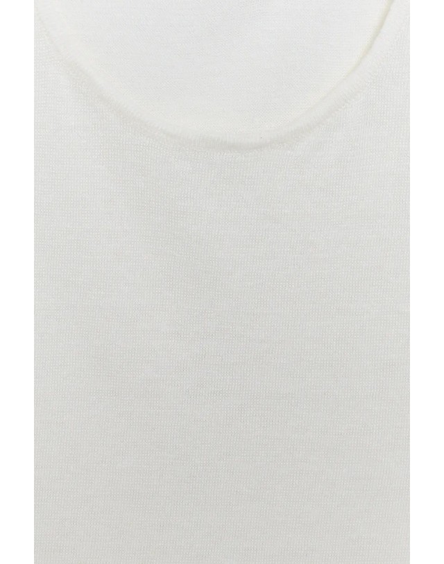 에쎄오에쎄 에세오에세 린넨 민소매 탑 304761-1010 OFF WHITE 아이보리 착용컷