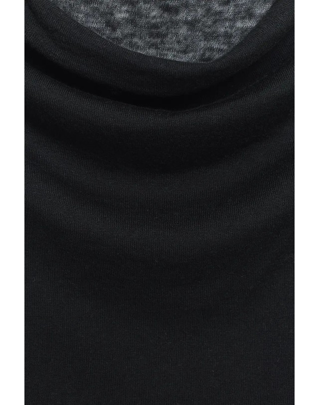 에쎄오에쎄 에세오에세 울 드레이프 보트넥 니트 탑 305336-1100 NEGRO 블랙 착용컷