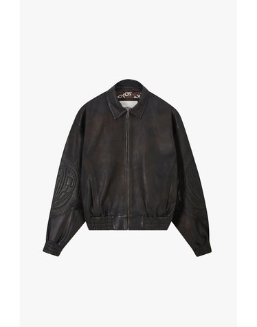 누드프로젝트 박시핏 레더 블루종 자켓 6262 BROWN