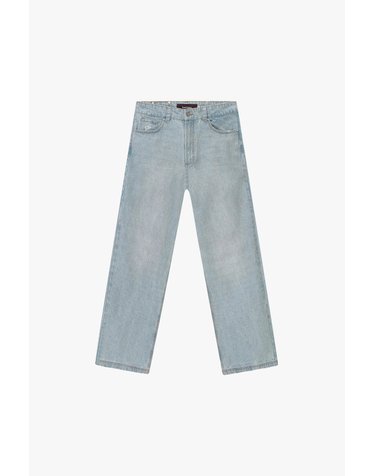 누드프로젝트 자수 패치 스트레이트 데님 청바지 6771 LIGHT BLUE