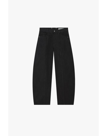 누드프로젝트 배럴핏 자수 데님 청바지 6985 BLACK