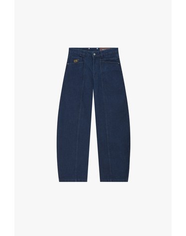 누드프로젝트 배럴핏 자수 데님 청바지 6127 NAVY