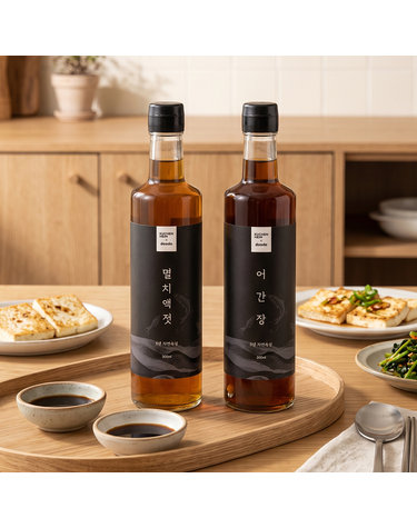 쿠첸하임x두도 프리미엄 5년 자연숙성 2종세트 어간장&멸치액젓 각300ml*2