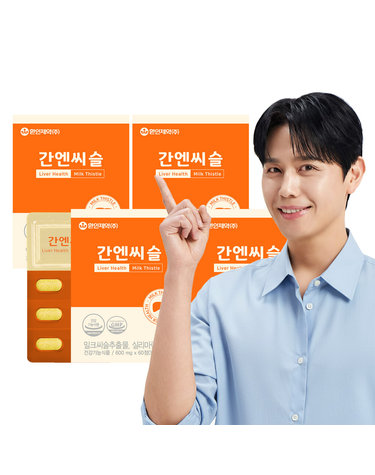 애즈유 간건강 실리마린 간엔씨슬 60정 4개
