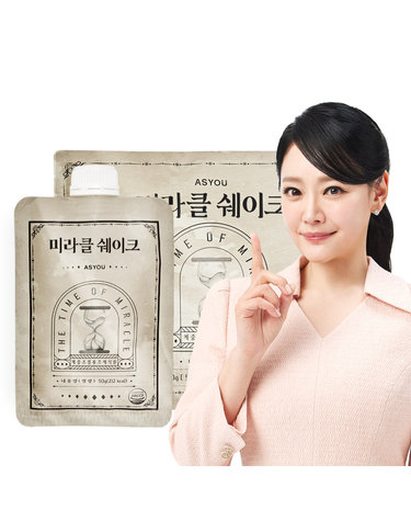 애즈유라이크 식사대용 체중조절 다이어트 미라클 쉐이크 7포 1팩