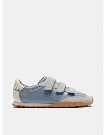 호프 브릿지 벨크로 레더 스니커즈 22661414 VELCROS LIGHT BLUE