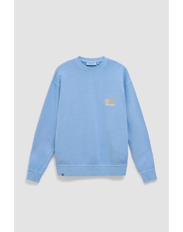 블루바나나 오버사이즈 워시드 크루넥 맨투맨 AW26UG021BOOBL18 LIGHT BLUE