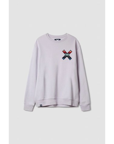 블루바나나 클래식 자수 라운드넥 맨투맨 SS25UG021CLAPP05 LIGHT LILAC
