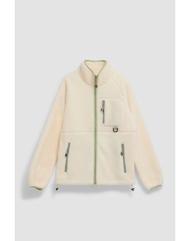 블루바나나 트레킹 플리스 집업 자켓 AW26MG014FPJWH01 OFF WHITE