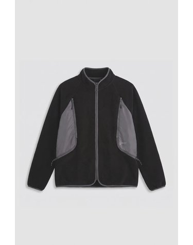 블루바나나 레귤러핏 테크 플리스 집업 자켓 AW26MG014FCHBK00 BLACK