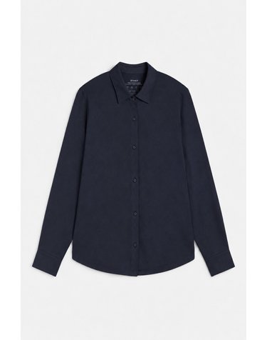 에코알프 레귤러핏 버튼다운 긴팔 셔츠 MCWGASRLASA00824W26 DEEP-NAVY