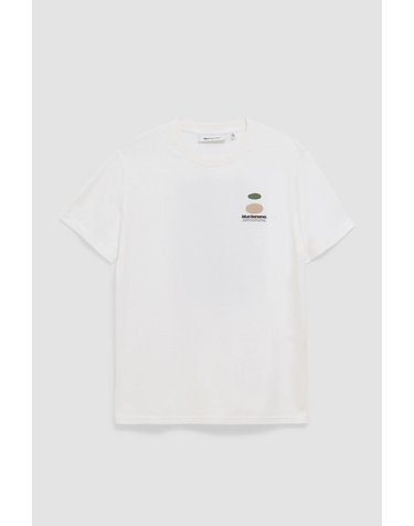 블루바나나 레귤러핏 프린트 라운드넥 반팔 티셔츠 AW26UG011FORWH00 WHITE