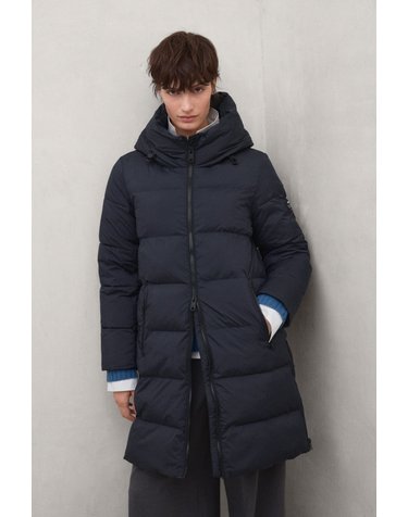 에코알프 릴렉스핏 후드 롱 패딩 코트 MCWGAJKMANLI0987W26 DEEP-NAVY