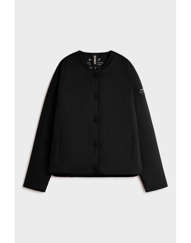 에코알프 라운드넥 경량 패딩 자켓 MCWGAJKMONIC0987W26 BLACK