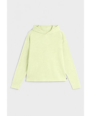 에코알프 드롭숄더 레귤러핏 후드 티셔츠 MCWGATSVENEC0874W26 PASTEL-YELLOW