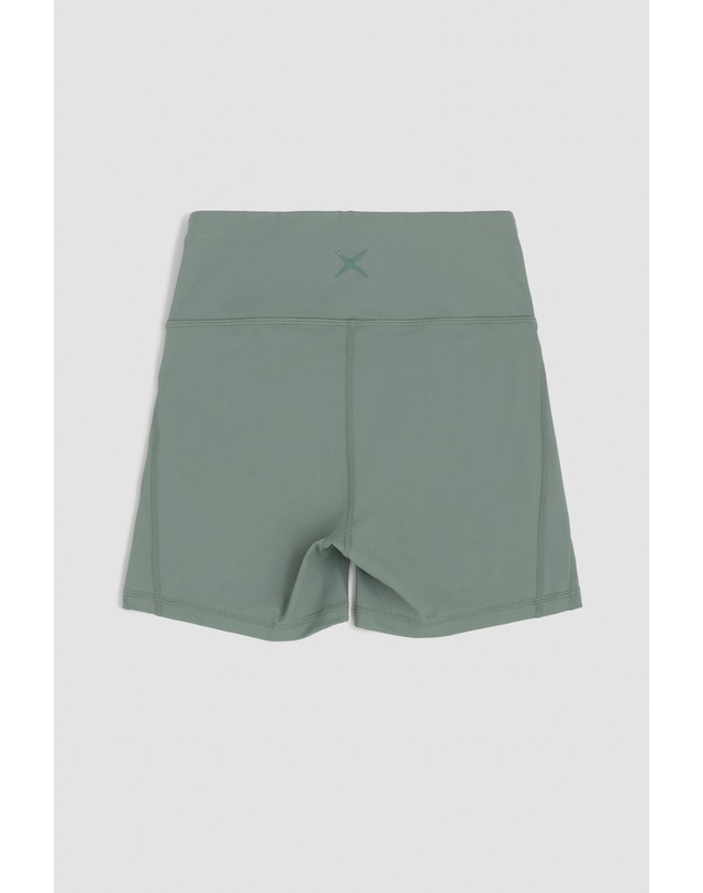 블루 바나나 블루바나나 워시드 액티브 숏 레깅스 SS26WG031WAEGR06 OLIVE GREEN 카키 착용컷