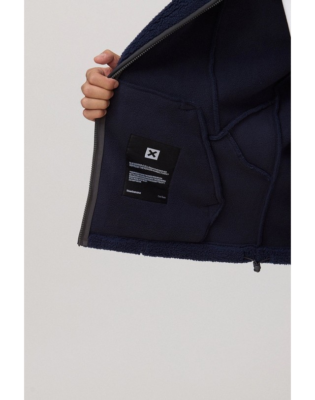 블루 바나나 블루바나나 트레킹 플리스 후드 집업 AW26MG042FPHBL11 NAVY 네이비 착용컷