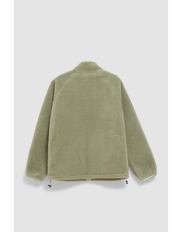 블루 바나나 블루바나나 플리스 집업 트레킹 자켓 AW26MG014FPJGR17 SAGE 카키 착용컷