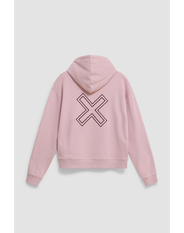 블루 바나나 블루바나나 프린트 레귤러핏 포켓 후디 AW26WG016REEPK03 LIGHT PINK 핑크 착용컷