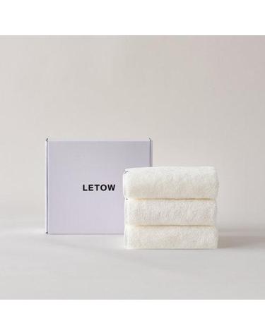 [르토우] 더코어40수 210g 페이스타월 앱솔루트화이트 GIFT 3P