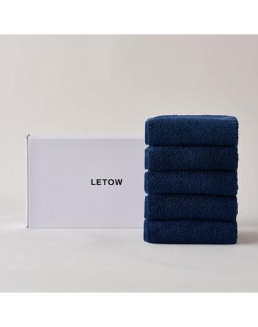 [르토우] 더코어40수 210g 페이스타월 미드나잇블루 GIFT 5P