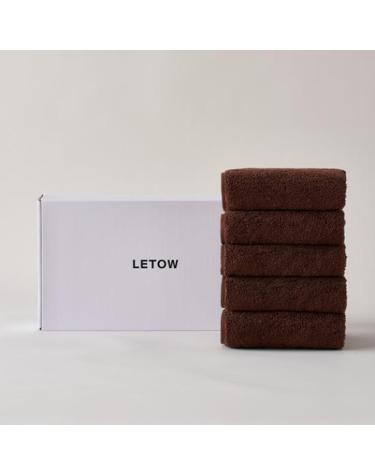 [르토우] 더코어40수 210g 페이스타월 월넛브라운 GIFT 5P