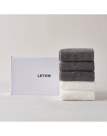 [르토우] 더코어40수 210g 페이스타월 화이트 그레이 GIFT 5P