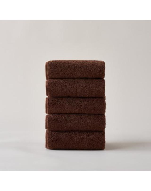 르토우 [르토우] 더코어40수 210g 페이스타월 월넛브라운 GIFT 5P 착용컷