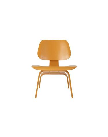 허먼밀러 임스 몰디드 플라이우드 라운지 체어 (우드 베이스) 딥옐로우 스테인 Eames Molded Plywood Lounge Chair - Wood Base