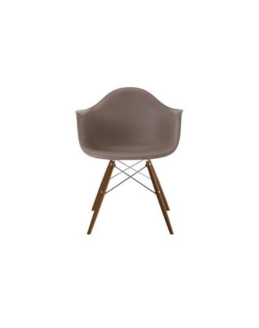 허먼밀러 임스 몰디드 플라스틱 암체어 (다웰 베이스) 코코아셸 월넛 다웰 베이스 Eames Molded Plastic Armchair - Dowel Base