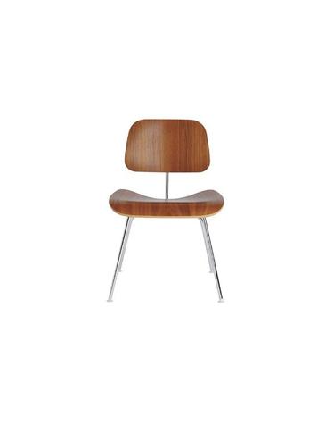 허먼밀러 임스 몰디드 플라이우드 다이닝 체어 (메탈 베이스) 월넛 크롬 메탈 베이스 Eames Molded Plywood Dining Chair - Metal Base