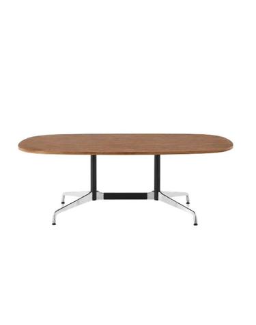 허먼밀러 임스 컨퍼런스 테이블 (오벌) 월넛 베니어 탑 블랙 베이스 Eames Conference Table Oval