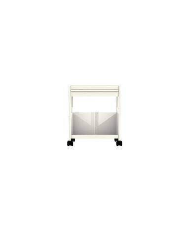 허먼밀러 OE1 모바일 스토리지 트롤리 화이트(91) 상단서랍·하단선반 OE1 Mobile Storage Trolley