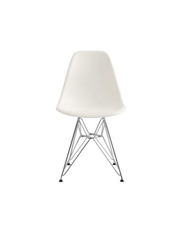 허먼밀러 임스 몰디드 플라스틱 사이드 체어 -와이어 베이스 화이트 (에펠) Eames Molded Plastic Side Chair - Wire Base