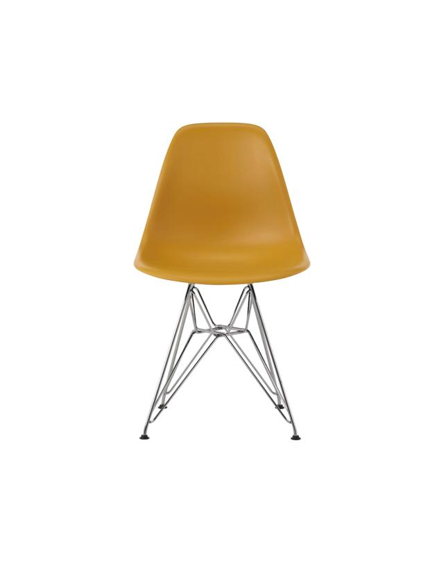 허먼밀러 허먼밀러 임스 몰디드 플라스틱 사이드 체어 -와이어 베이스 화이트 (에펠) Eames Molded Plastic Side Chair - Wire Base 착용컷