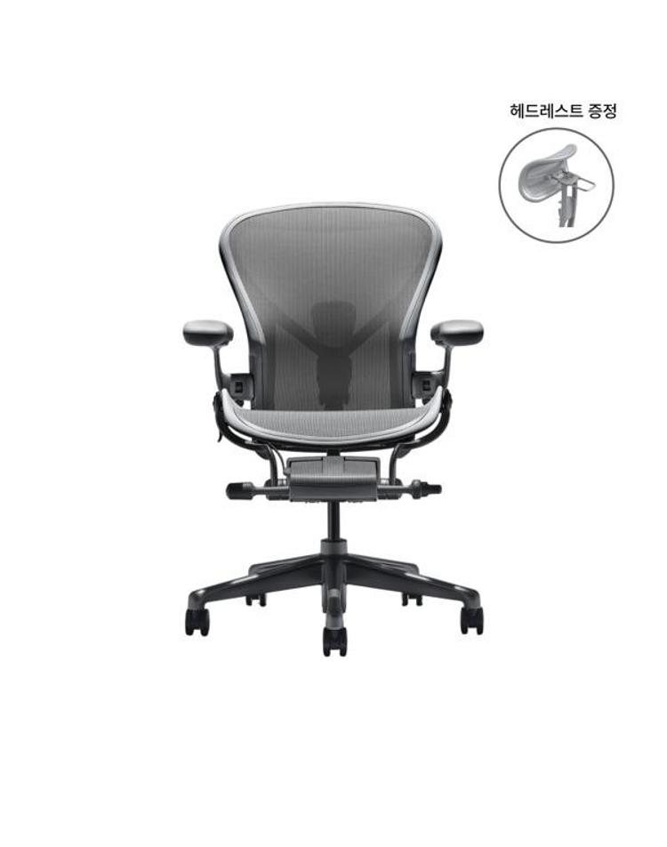 Herman Miller 헤드레스트 증정 허먼밀러 에어론 풀 옵션 B사이즈 카본 FIWOXX00579