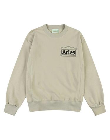 [ARIES] 에리즈 Premium Temple 스웨트셔츠 아이보리 / AED4MT0001IV
