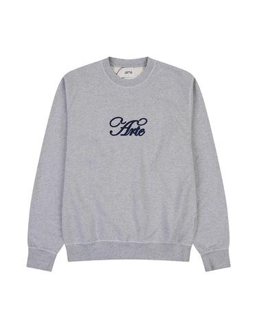 [ARTE] 아르테 Logo 크루넥 스웨트셔츠 그레이 / A14CMT0003GR