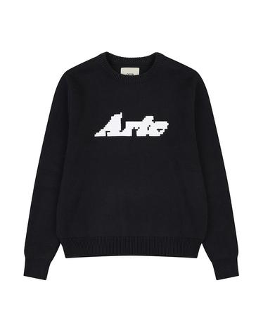 [ARTE] 아르테 Kobe 로고 니트 블랙 / A1D5TK0001BK