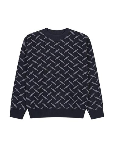 [RAVE SKATEBOARD] 레이브 스케이트보드 BOYDKNIT 크루넥 스웨트 셔츠 블랙 / RS4CTK0001GR