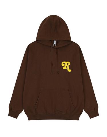 [RECEPTION] 리셉션 ICON COTTON BRUSH FLEECE 후디 초코 브라운 / RN4CHD0002BR