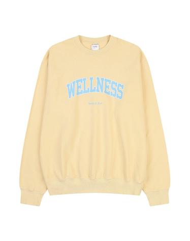 [Sporty & Rich] 스포티앤리치 웰니스 아이비 크루넥 옐로우 / SRD4MT0213YL