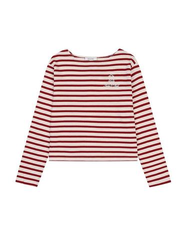 [Sporty Rich] 스포티앤리치 VENDOME BRETON 롱슬리브 레드 / SRD4LS0201RD