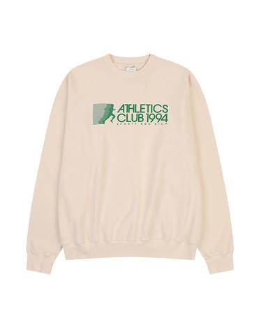 [Sporty Rich] 스포티앤리치 애슬레틱 크루넥 맨투맨아이보리 / SRD4MT0007IV